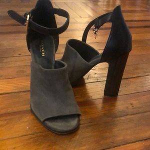Coach Ankle Strap Heels